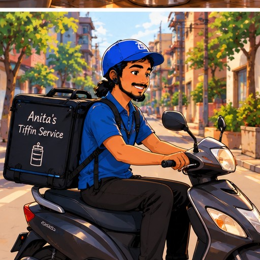 Out for the daily delivery run