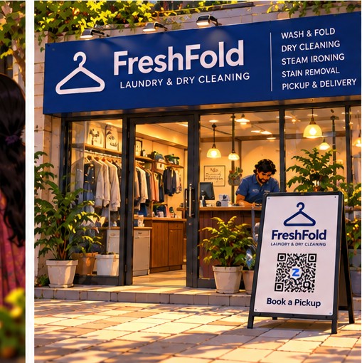 The shopfront, open for walk-in drop-offs