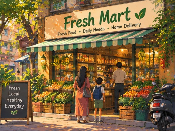 Produce comes in fresh at 6am, sorted and priced by 8.